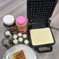 LITTLE BALANCE 8805 Forgó Gofrisütő Elektromos Belgaféle Wafflekészítő 1200W Fekete 5