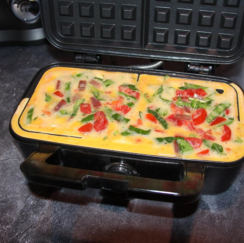 LITTLE BALANCE Speed'n Mixt 1200 W 2 az 1-ben gofri és grillsütő, cserélhető lemezek, rozsdamentes acél