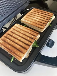 LITTLE BALANCE Speed'n Mixt 1200 W 2 az 1-ben gofri és grillsütő, cserélhető lemezek, rozsdamentes acél 5