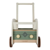 Antemergător din lemn Little Dutch, model Camper Bus - Verde Vintage, pentru copii mici, lemn certificat FSC 3