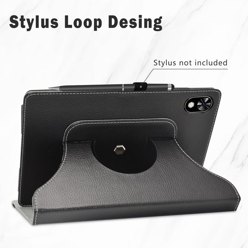 LiuShan DOOGEE U9/U10 PRO 360° Forgatható Tablet Tok Lila Mintás - Purple