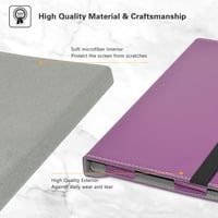 Otočné puzdro LiuShan 360° pre tablet Doogee U9 / U10 Pro 10" – fialové 5