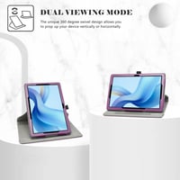 Otočné puzdro LiuShan 360° pre tablet Doogee U9 / U10 Pro 10" – fialové 2