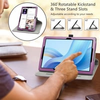 Otočné puzdro LiuShan 360° pre tablet Doogee U9 / U10 Pro 10" – fialové 4
