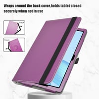 Otočné puzdro LiuShan 360° pre tablet Doogee U9 / U10 Pro 10" – fialové 3
