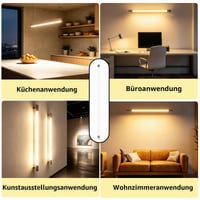 Liuyife 14W žiarivka, balenie 2 ks, T5 teplá biela 3000K, 563 mm, pätica G5, 1250 lm, úsporná žiarivka do kuchyne, kúpeľne, skrine 7