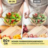 Liuyife 14W žiarivka, balenie 2 ks, T5 teplá biela 3000K, 563 mm, pätica G5, 1250 lm, úsporná žiarivka do kuchyne, kúpeľne, skrine 5