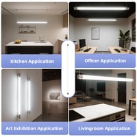 Liuyife set 2 tuburi fluorescente T5 14W, 563 mm, dulie G5, alb rece 4000K, 1250 lm, pentru bucătărie, baie, garaj sau iluminat de urgență 7