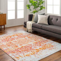 Livabliss Syracusa Vintage szőnyeg 120x170 cm, nappali, étkező, hálószoba, keleti és boho stílus, színes mintás, narancssárga, bézs és rózsaszín 1
