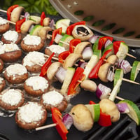 LIVAIA Bambusz Grillpálca 200 db 20 cm Kerek Nyársak Kézműves Használatra 2