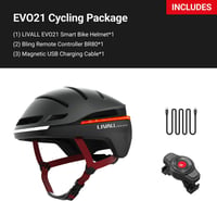 LIVALL EVO21 Okos Kerékpár Sisak LED Világítással, Irányjelző és Fékfény Funkcióval, Bluetooth, Esésjelző, Unisex Városi Biciklis Sisak 2