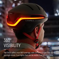 LIVALL EVO21 Okos Kerékpár Sisak LED Világítással, Irányjelző és Fékfény Funkcióval, Bluetooth, Esésjelző, Unisex Városi Biciklis Sisak 6