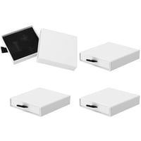 Livdouyu poklon kutija za nakit 4 kom - bijela - 7x7x1,7 cm 1