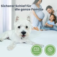 LIVESSA Zaštita za madrac 180x200 cm - Vodootporna navlaka za madrac s elastičnim trakama na uglovima, Oeko-TEX certificirana navlaka za madrac 6