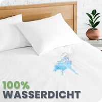 LIVESSA Zaštita za madrac 180x200 cm - Vodootporna navlaka za madrac s elastičnim trakama na uglovima, Oeko-TEX certificirana navlaka za madrac 2