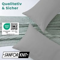 Livessa Párnahuzat 40x60 cm Rejtett Zippes 100% Pamut Jersey 2 db 3
