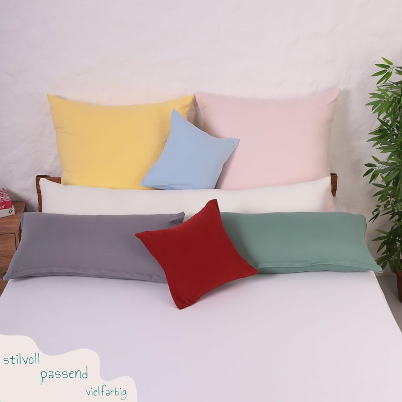 Livessa Párnahuzat 40x60 cm Rejtett Zippes 100% Pamut Jersey 2 db