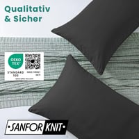 Livessa Párnahuzat 65x65 cm 2 db Jersey Pamut Puha Lélegző Oeko-Tex 3