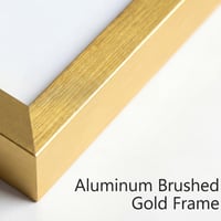Hliníkový rám LIVINGTASTE A2 v zlatej farbe s tvrdeným sklom, 2 ks, na plagáty 42 x 59,4 cm, dekorácia na stenu do obývačky 6