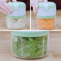 Elektrický mini sekáčik Livington 3 Seconds Chopper – bezdrôtový, USB nabíjanie, čepele z nehrdzavejúcej ocele – kávovo hnedý 9