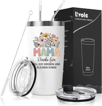 Livole Anya-Lány Ajándék Termosz Bögre 600ml Rozsdamentes Acél Anyák Napja 1