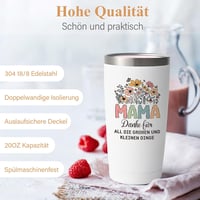 Livole Anya-Lány Ajándék Termosz Bögre 600ml Rozsdamentes Acél Anyák Napja 3