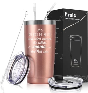 Livole termo šalica s dvostrukom stijenkom, 600 ml – set od 3 komada