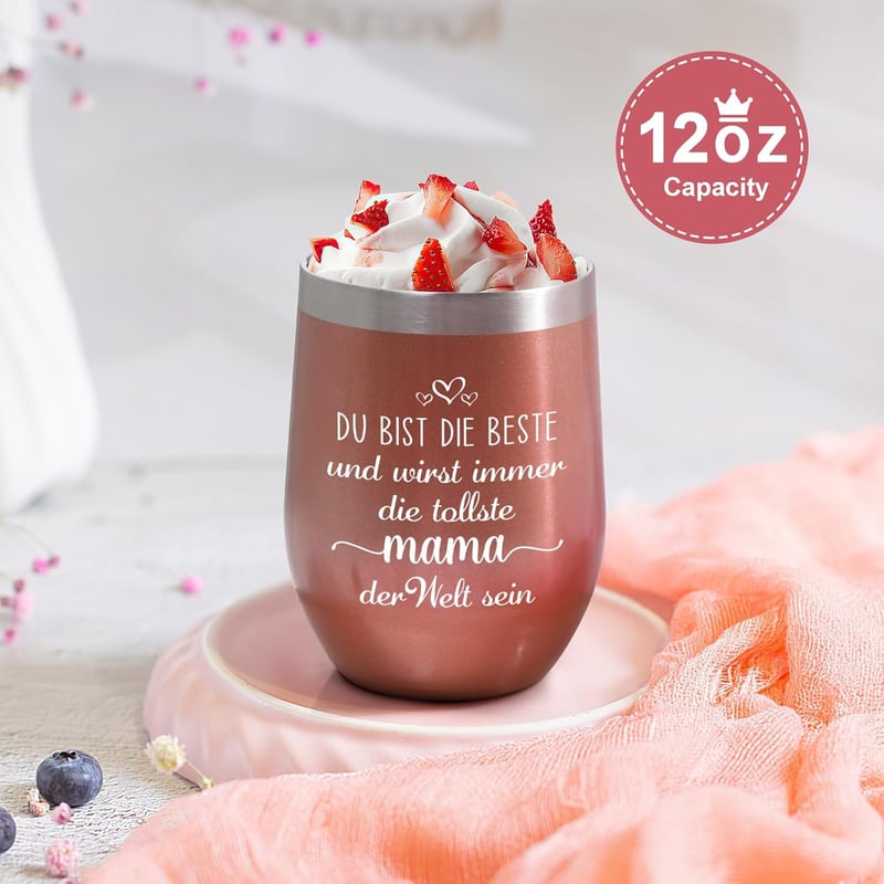 Livole Termikus Bögre Anyák Napjára - 600ml Dupla Falú Hőtartó Ajándék