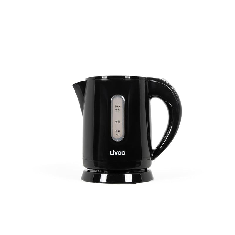 Mini rýchlovarná kanvica Livoo DOD114N, s 360° základňou - 0,8 l - čierna