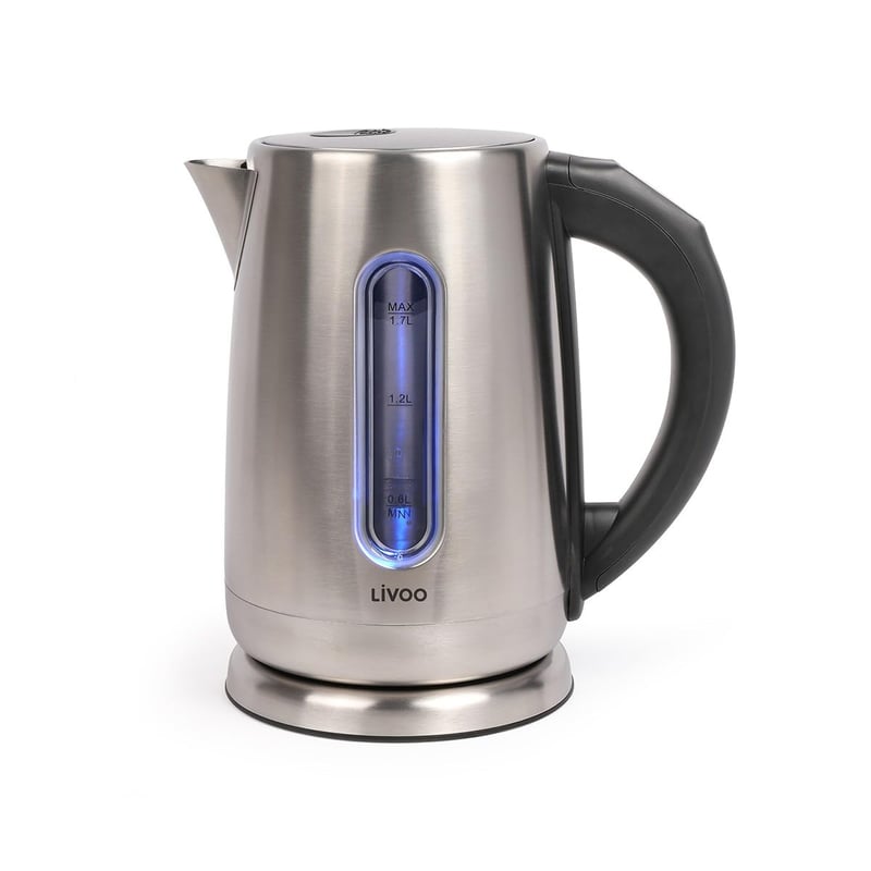 Bezdrôtová rýchlovarná kanvica Livoo DOD189, nastaviteľná teplota – 1,7 l – 2200 W