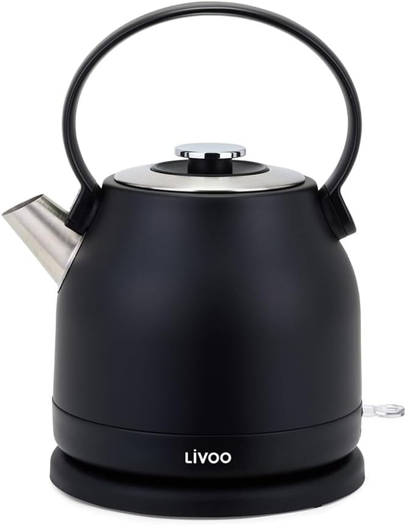 Livoo DOD202N Elektromos Vízforraló 1.5L 2200W Fekete