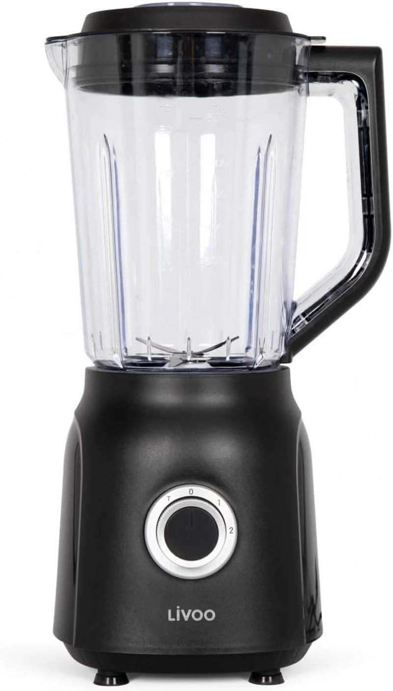 Blender Livoo DOP242N - 1,5 l, 600 W - negru/inox