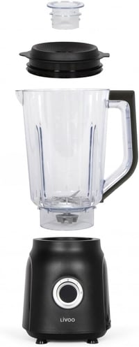 Blender Livoo DOP242N - 1,5 l, 600 W - negru/inox 2