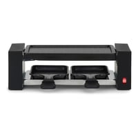 Livoo Raclette gril 400 W, stolný gril pre 2 osoby, sivý 1
