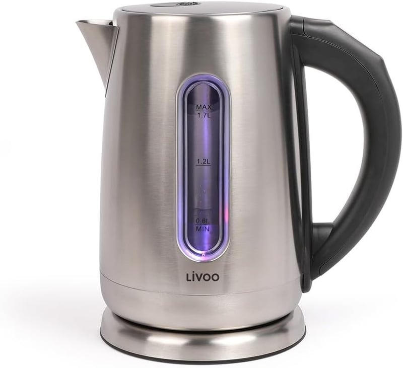 Livoo Wireless Vízforraló 1.7L 2200W Változtatható Hőmérséklet