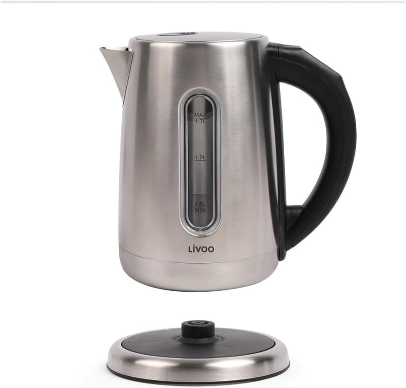 Livoo Wireless Vízforraló 1.7L 2200W Változtatható Hőmérséklet