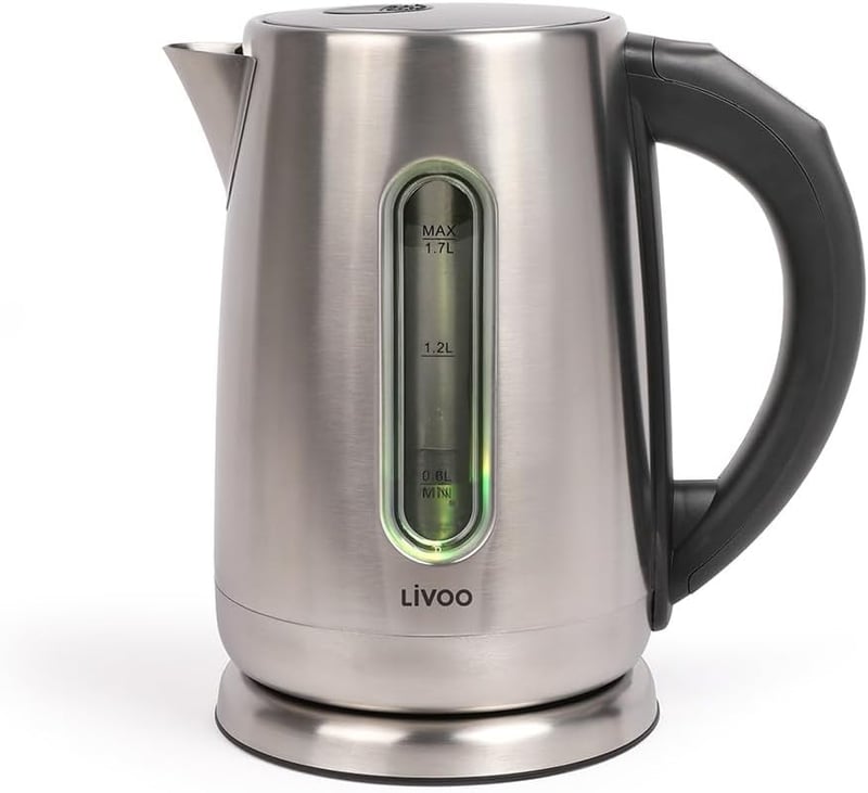 Livoo Wireless Vízforraló 1.7L 2200W Változtatható Hőmérséklet