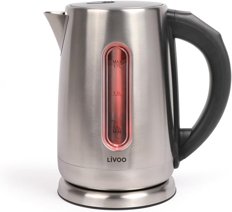 Livoo Wireless Vízforraló 1.7L 2200W Változtatható Hőmérséklet