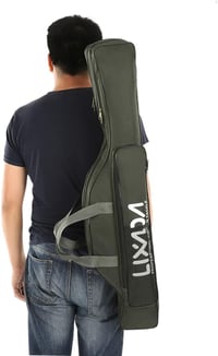 Lixada összecsukható horgászbot táska - 150 cm - army green 6
