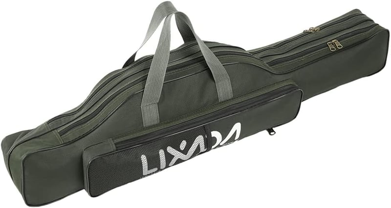 Lixada összecsukható horgászbot táska - 150 cm - army green