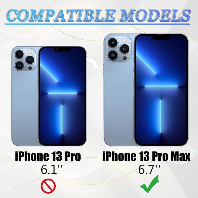 LiXiongBao iPhone 13 Pro Max hátlap Sierra Blue 6.1" szerelőeszközzel