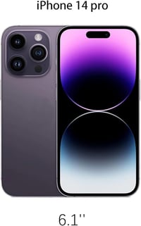 LiXiongBao výmena zadného skla pre iPhone 14 Pro 6,1 palca so súpravou na opravu zadného krytu, tmavofialová farba 5