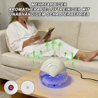 Lixstyea Odorizant și Purificator de aer 2 în 1 cu ionizator, întrerupător independent, difuzor de arome, până la 60 m², pentru camere de fumat, sufragerii, birouri, sub 40 dB 5