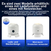 Lixstyea LED projektor s hviezdnou oblohou a oceánom, 360° rotácia, statický/dynamický režim, nastaviteľný jas, USB-C, do detskej izby a spálne 5