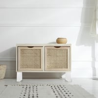 Picioare metalice pentru mobilă LiYiJiKeJi în formă de trapez, 35,7 cm, alb, 2 buc. - picioare pentru masă, noptieră, măsuță de cafea, dulap 7