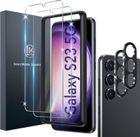 LK Samsung Galaxy S23 5G edzett üveg kijelzővédő 9H - 2 db fólia + 2 db kameraüveg 1