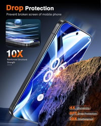 LK Tempered Glass képernyővédő Google Pixel 10 és Pixel 9 készülékhez, 2 db, teljes fedés - Google Pixel 10/9, transparent 3