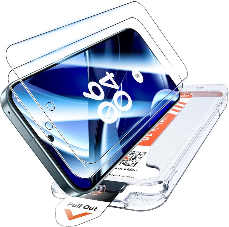 LK Tempered Glass képernyővédő Google Pixel 10 és Pixel 9 készülékhez, 2 db, teljes fedés - Google Pixel 10/9, transparent