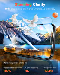 LK Tempered Glass képernyővédő Google Pixel 10 és Pixel 9 készülékhez, 2 db, teljes fedés - Google Pixel 10/9, transparent 7