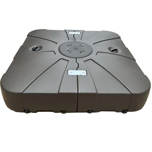 Mobilný stojan na slnečník LKINBO, plniteľný vodou/pieskom – 120 kg